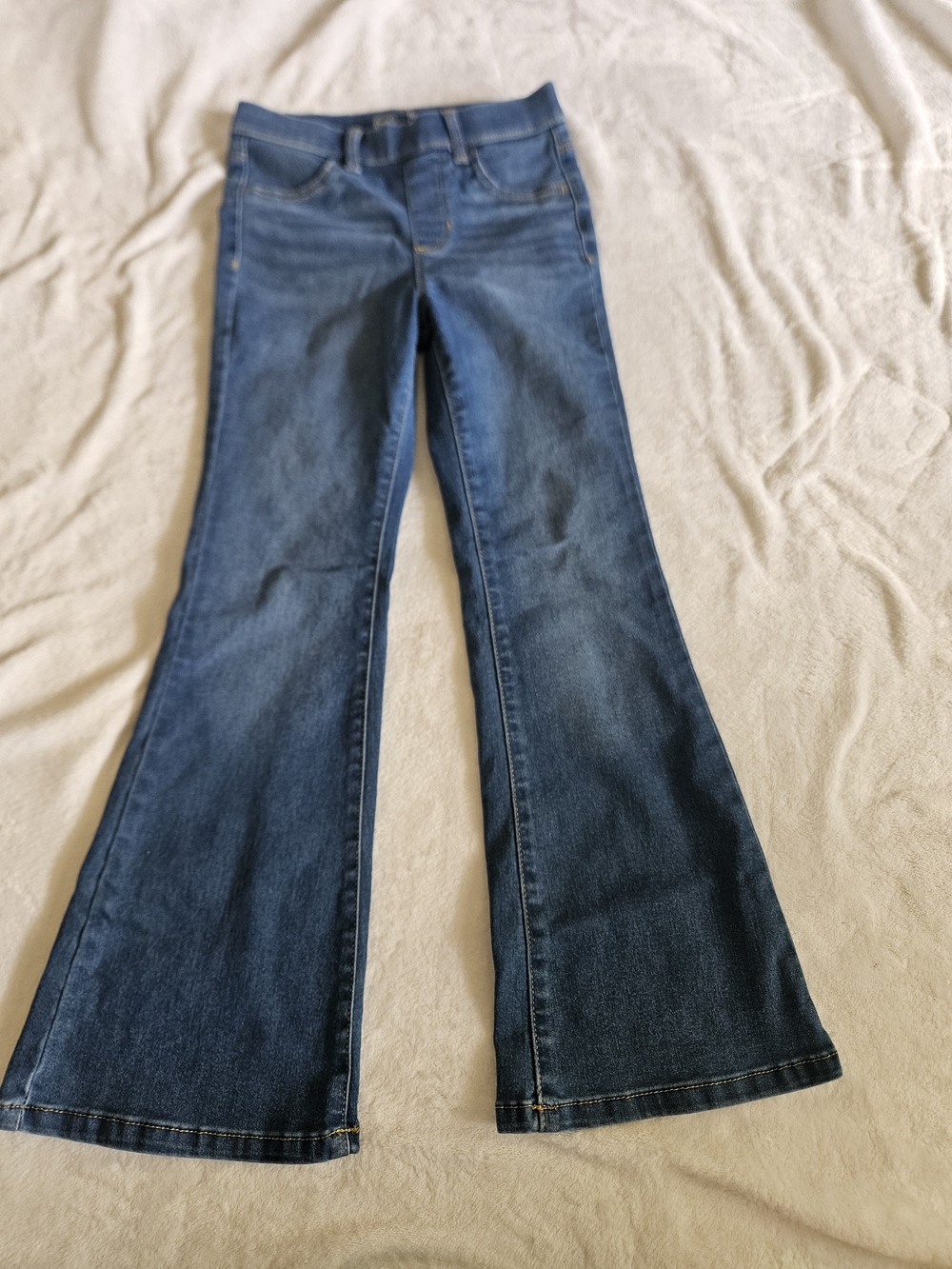 Flare Jeans | Wonder Nation | Girls | M | 7-8 | Soft Stretch | Pull On | NWOT